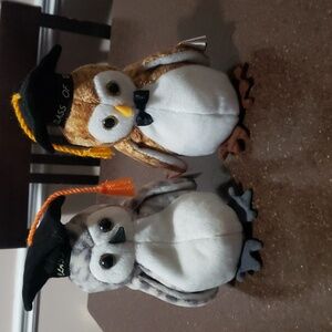 "Rare" Ty Benaie Baby Class of 2999 and 2000 Wiser and Wisest Owls.